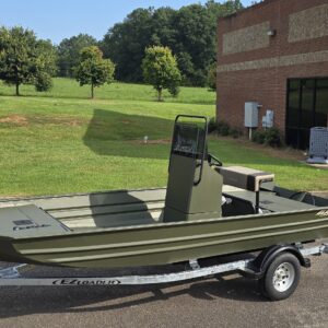 2025 Alweld Jon Boat 1856VV Marsh Center Console-OD Green