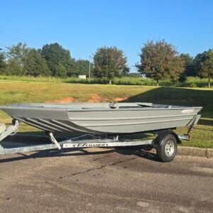 2026 Alweld Boat 1652VVRD Marsh Tiller-Gray-9663