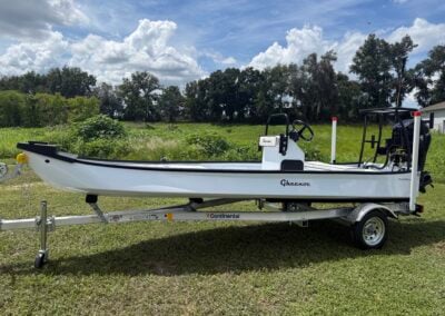 White Custom Gheenoe LT25